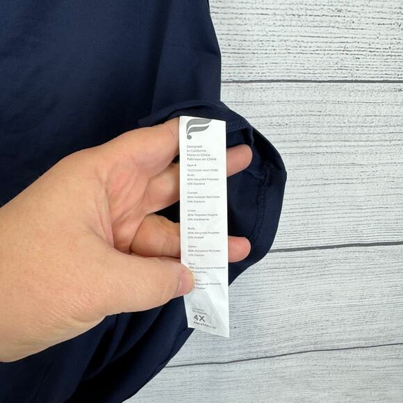 Fabletics Plus Size Deep Navy Blake Active Sleeveless Muscle Tank Size 4X - Picture 4 of 5